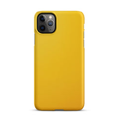 Yellow Snap case for iPhone