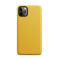 Yellow Snap case for iPhone