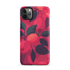 Red Fucsia Snap case for iPhone