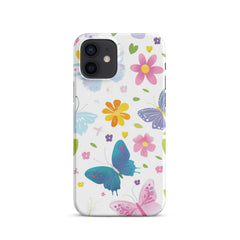 Cute Buterflies Snap case for iPhone
