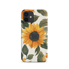 Sunflower Snap case for iPhone