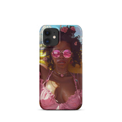 Black Girl Fashionista Snap case for iPhone