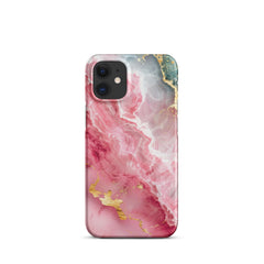 Pink Marble Snap case for iPhone