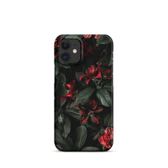 Dark Floral Snap case for iPhone
