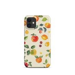 watercolor Fruits Snap case for iPhone