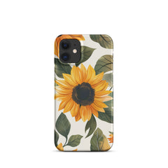 Sunflower Snap case for iPhone