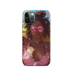 Black Girl Fashionista Snap case for iPhone