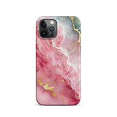 Pink Marble Snap case for iPhone