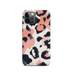 Leopard Pink Snap case for iPhone
