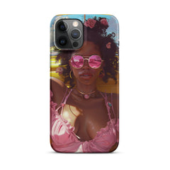 Black Girl Fashionista Snap case for iPhone