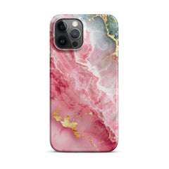 Pink Marble Snap case for iPhone