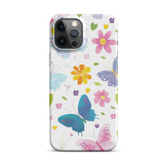 Cute Buterflies Snap case for iPhone
