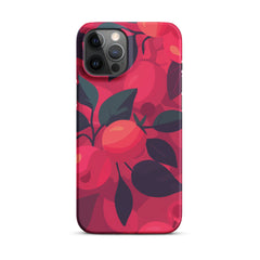 Red Fucsia Snap case for iPhone
