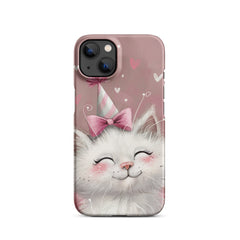 Cute Cat Snap case for iPhone