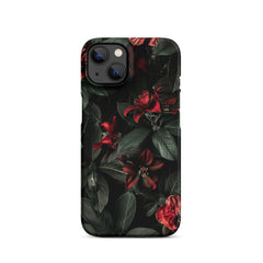 Dark Floral Snap case for iPhone
