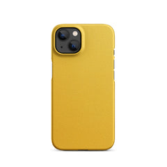 Yellow Snap case for iPhone