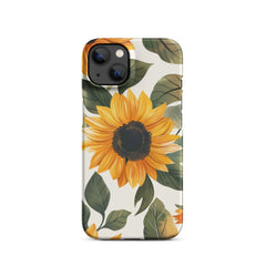 Sunflower Snap case for iPhone