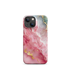Pink Marble Snap case for iPhone