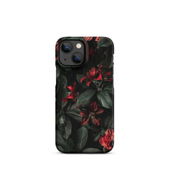 Dark Floral Snap case for iPhone