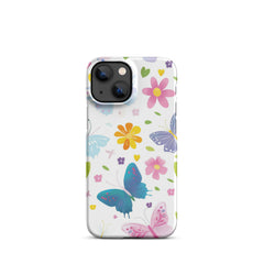 Cute Buterflies Snap case for iPhone
