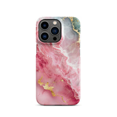 Pink Marble Snap case for iPhone
