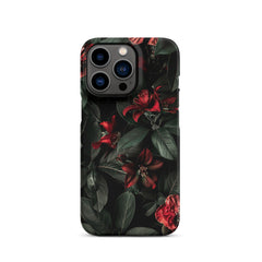Dark Floral Snap case for iPhone