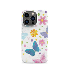 Cute Buterflies Snap case for iPhone