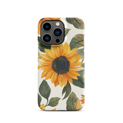Sunflower Snap case for iPhone