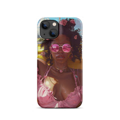 Black Girl Fashionista Snap case for iPhone