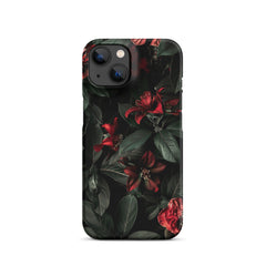 Dark Floral Snap case for iPhone