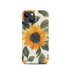 Sunflower Snap case for iPhone