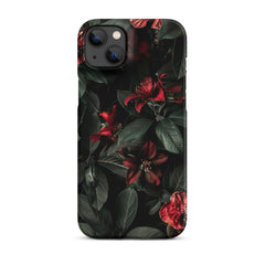 Dark Floral Snap case for iPhone