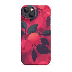 Red Fucsia Snap case for iPhone