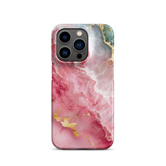 Pink Marble Snap case for iPhone