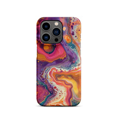 Rainbow Swirling Snap case for iPhone