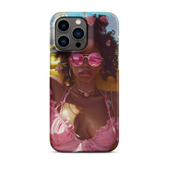 Black Girl Fashionista Snap case for iPhone