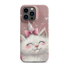 Cute Cat Snap case for iPhone
