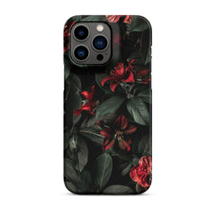 Dark Floral Snap case for iPhone