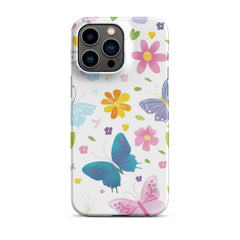 Cute Buterflies Snap case for iPhone