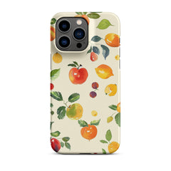 watercolor Fruits Snap case for iPhone