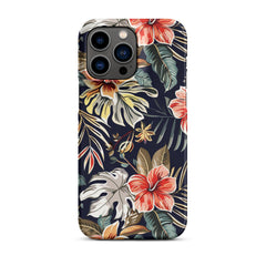 Tropical Floral Snap case for iPhone