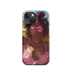 Black Girl Fashionista Snap case for iPhone
