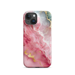 Pink Marble Snap case for iPhone