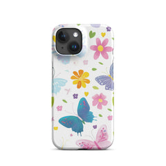 Cute Buterflies Snap case for iPhone