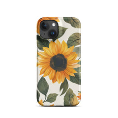 Sunflower Snap case for iPhone