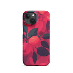 Red Fucsia Snap case for iPhone