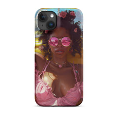 Black Girl Fashionista Snap case for iPhone