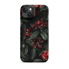 Dark Floral Snap case for iPhone