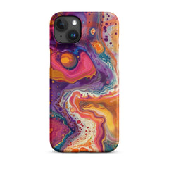 Rainbow Swirling Snap case for iPhone