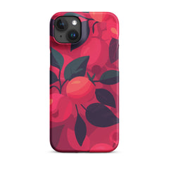 Red Fucsia Snap case for iPhone